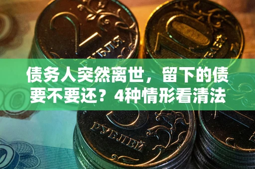 北京债务人突然离世，留下的债要不要还？4种情形看清法律判决