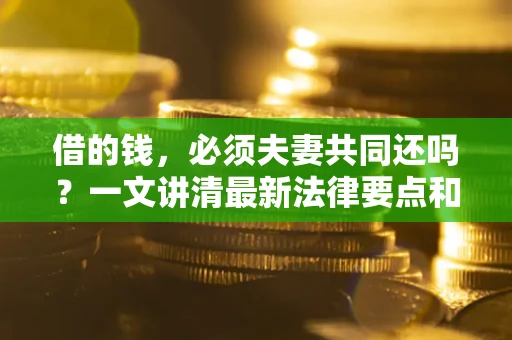 北京借的钱，必须夫妻共同还吗？一文讲清最新法律要点和避坑指南