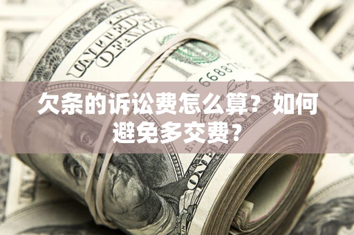 北京欠条的诉讼费怎么算？如何避免多交费？