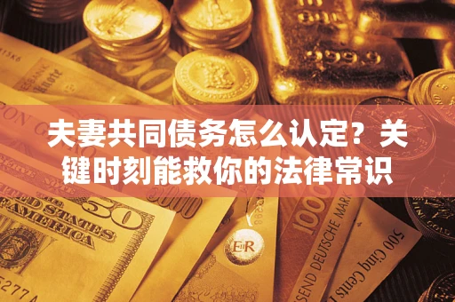 北京夫妻共同债务怎么认定？关键时刻能救你的法律常识